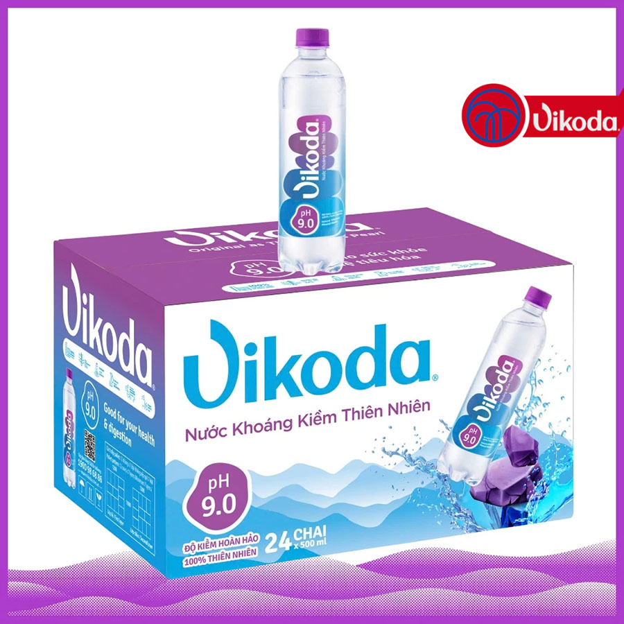 Nước khoáng kiềm thiên nhiên Vikoda