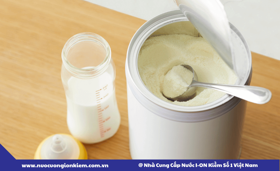 Nước ion Life có pha sữa được không